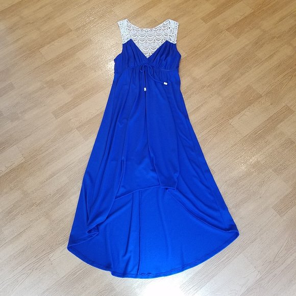 Maurices Navy Crochet Back Sundress - Picture 1 of 13
